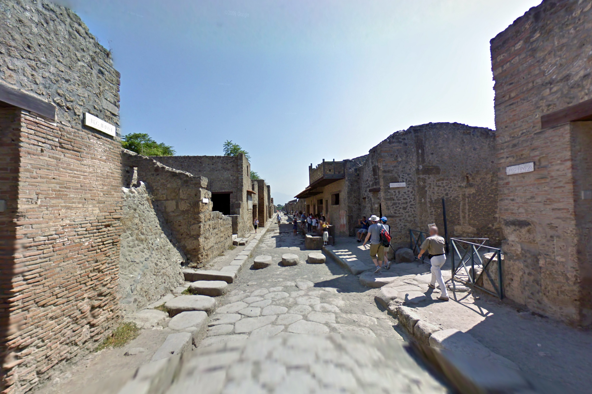 History Google Maps Ruins Pompeii 