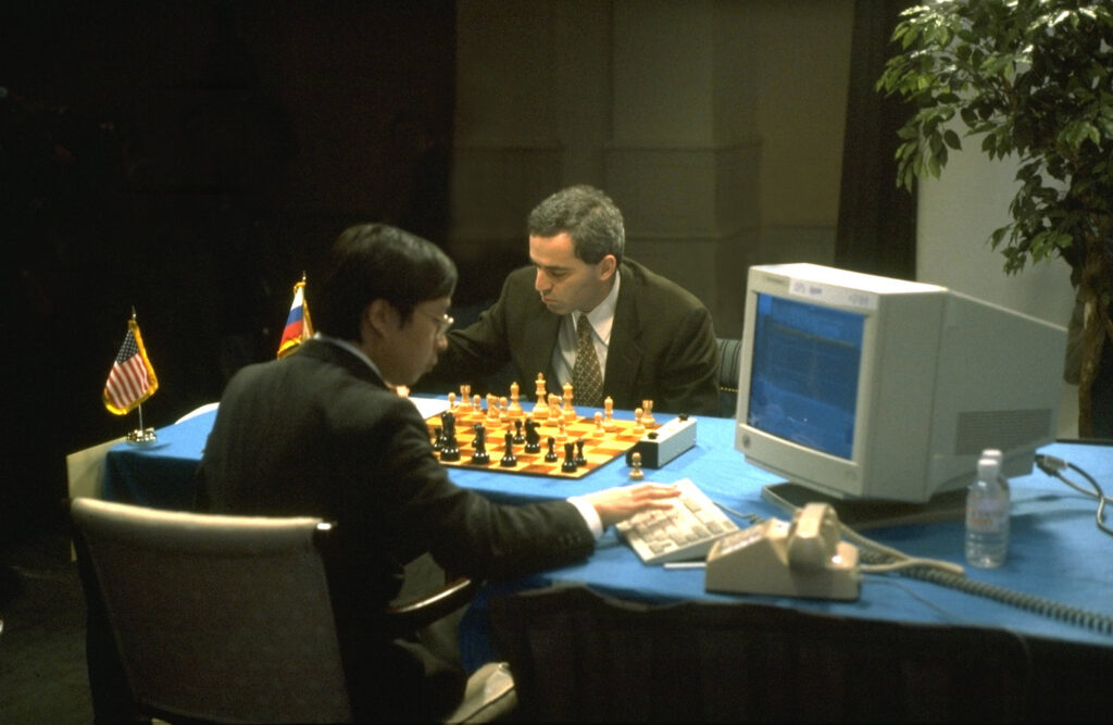 Garry Kasparov Plays Against Deep Blue Chm